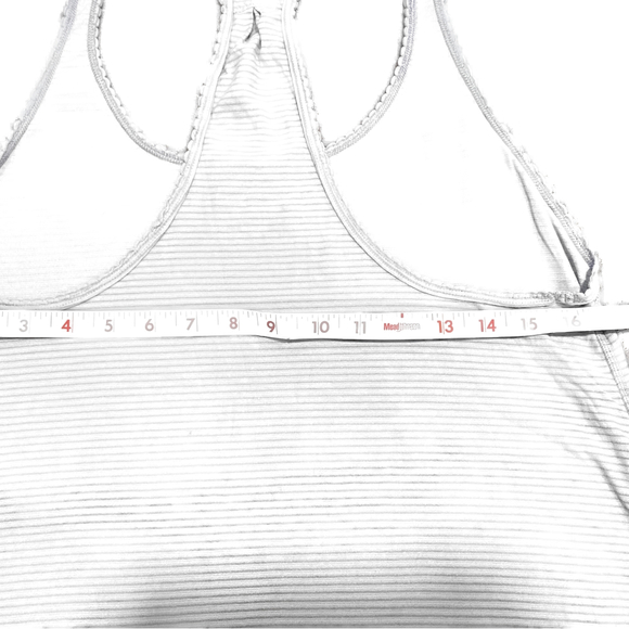 Lululemon what the sport periwinkle stripe singlet size 8 - Picture 4 of 4